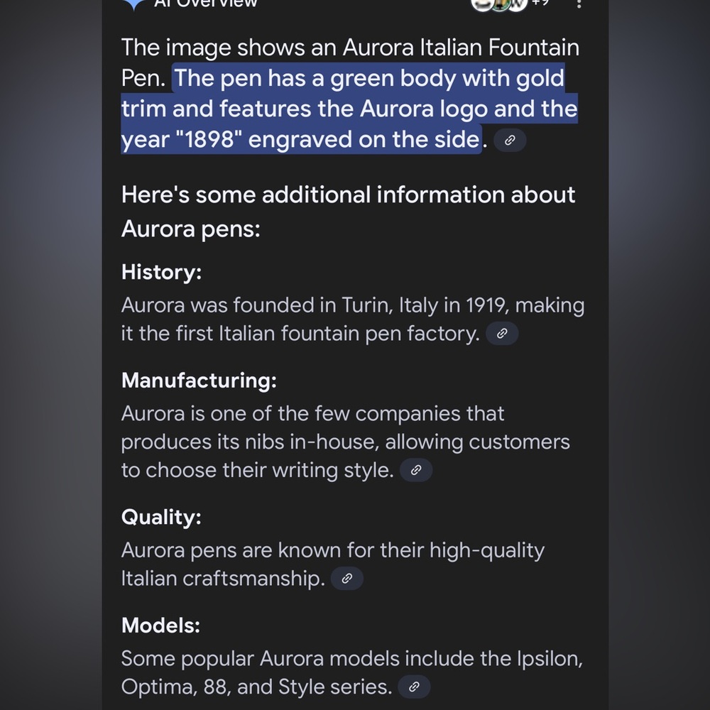 Aurora Italian Rollerball Pen - Picture 6 of 8